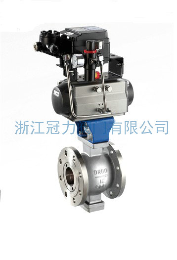 V型球閥是怎樣使活塞式執(zhí)行機(jī)構(gòu)為雙作用？